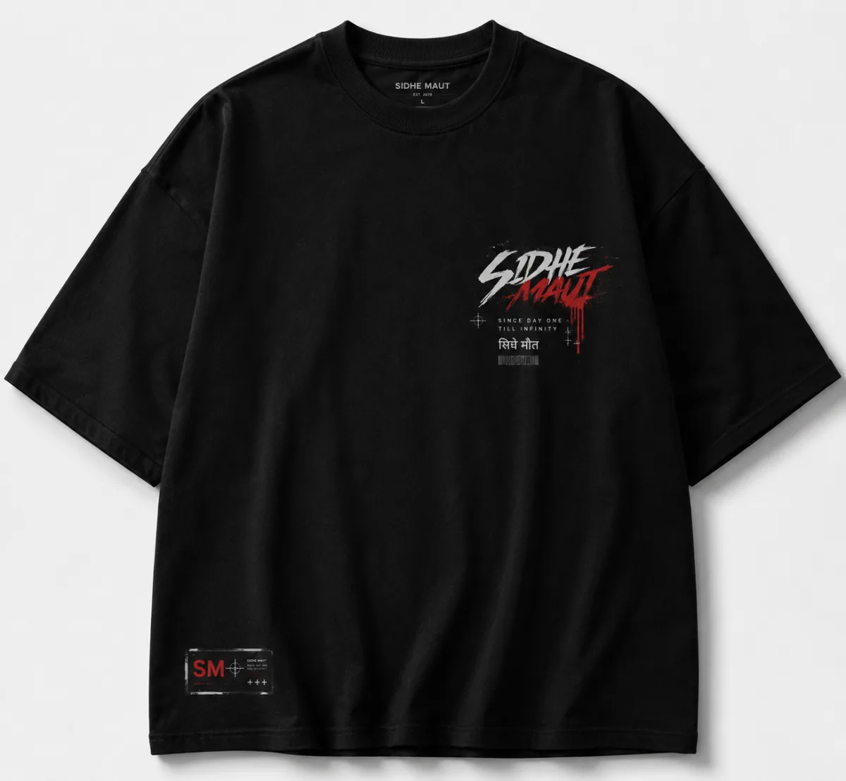 Sidhe Maut Oversized Graphic T-Shirt