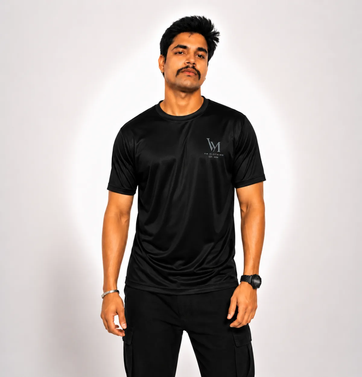 VM Premium Performance Gym T-Shirt – Black